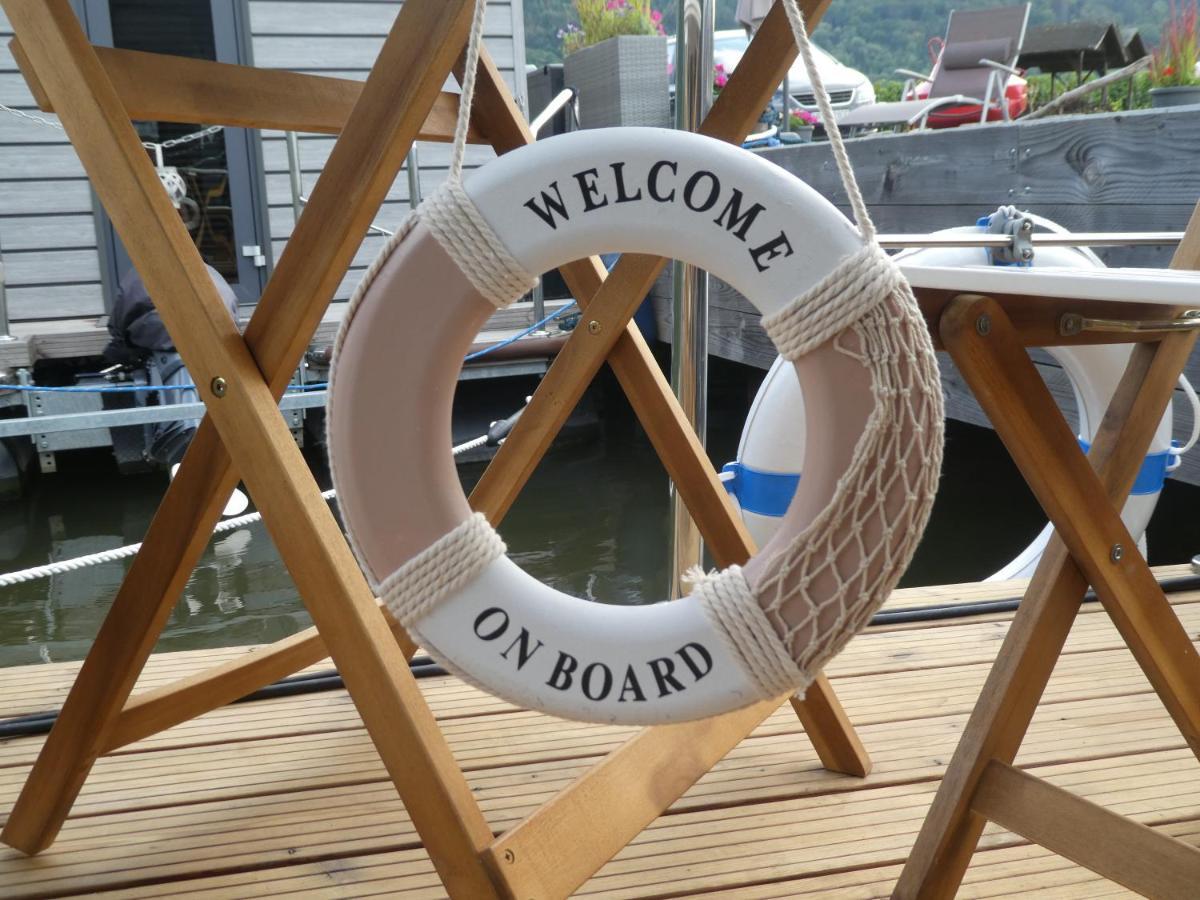 Hausboot Moselrose In Poelich Otel Polich Dış mekan fotoğraf